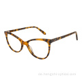 Mode Großhandel weibliche Vintage Brille Frauen Acetatbrillen Rahmen